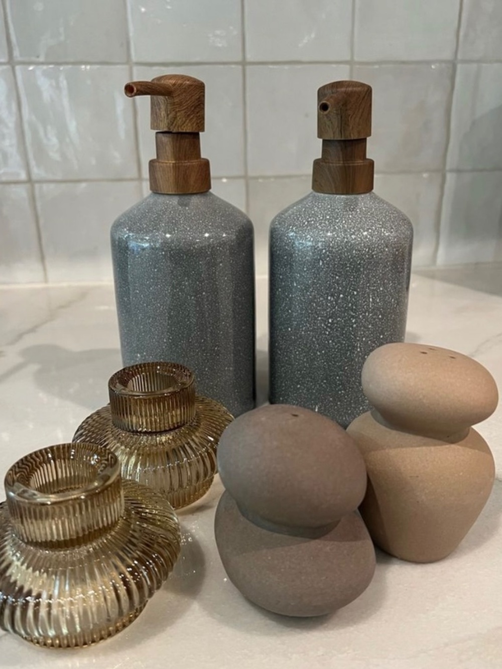 2 x H&M Ceramic Soap Dispenser
